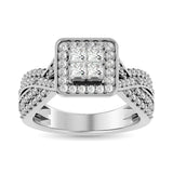 Diamond Engagement Ring 1 ct tw in 14K White Gold