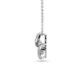 SILVER 1/20CT TW SHIMMERING DIAMOND PENDANT