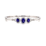 14kw tanzanite bangle