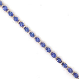 14ky tanzanite bracelet