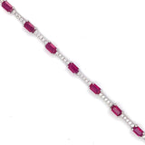 14kw ruby bracelet