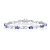 14kw sapphire bracelet