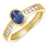 Tanzanite & Diamond Ring