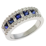 Sapphire & Diamond Ring