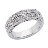 White Gold Diamond Band