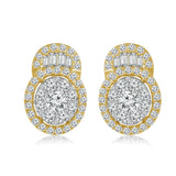 14ky diamond earrings