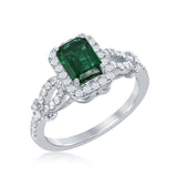 14kw emerald ring