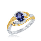14kw sapphire ring