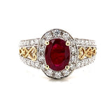 14kw ruby ring