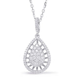 White Gold Diamond Pendant