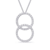 White Gold Diamond Pendant