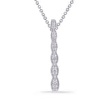 White Gold Diamond Pendant