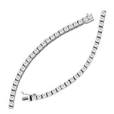 14K White Gold 5 Ct.Tw. Diamond Tennis Bracelet