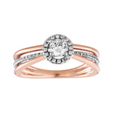 Embrace Diamond Engagement Ring made in 14k Rose gold