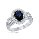 18kw sapphire ring