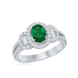 14kw emerald ring
