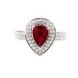 18kw ruby ring