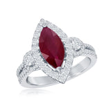 18kw ruby ring