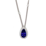 18kw tanzanite necklace