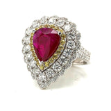 Ruby and Yellow Sapphire Ring