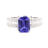 18kw tanzanite ring