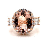 18kr morganite ring