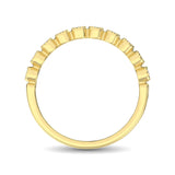 14K Yellow Gold 1/6 Ct.Tw. Diamond Stackable Band