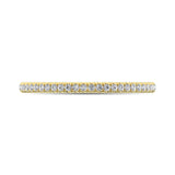 14K Yellow Gold 1/6 Ct.Tw. Diamond Stackable Band
