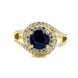18ky sapphire ring