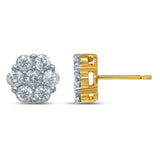 14K 0.32ct Diamond Earring